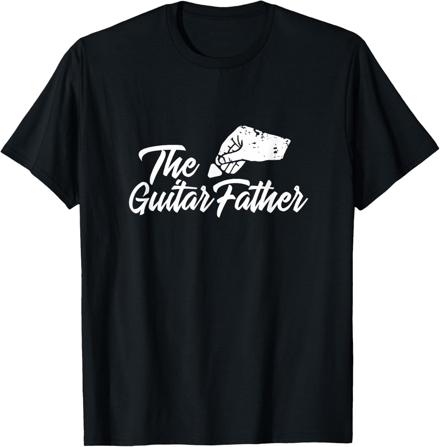 Funny Guitar I'm The Guitar Father Guitarist Memes Funny T-Shirt - T-Shirt | Black