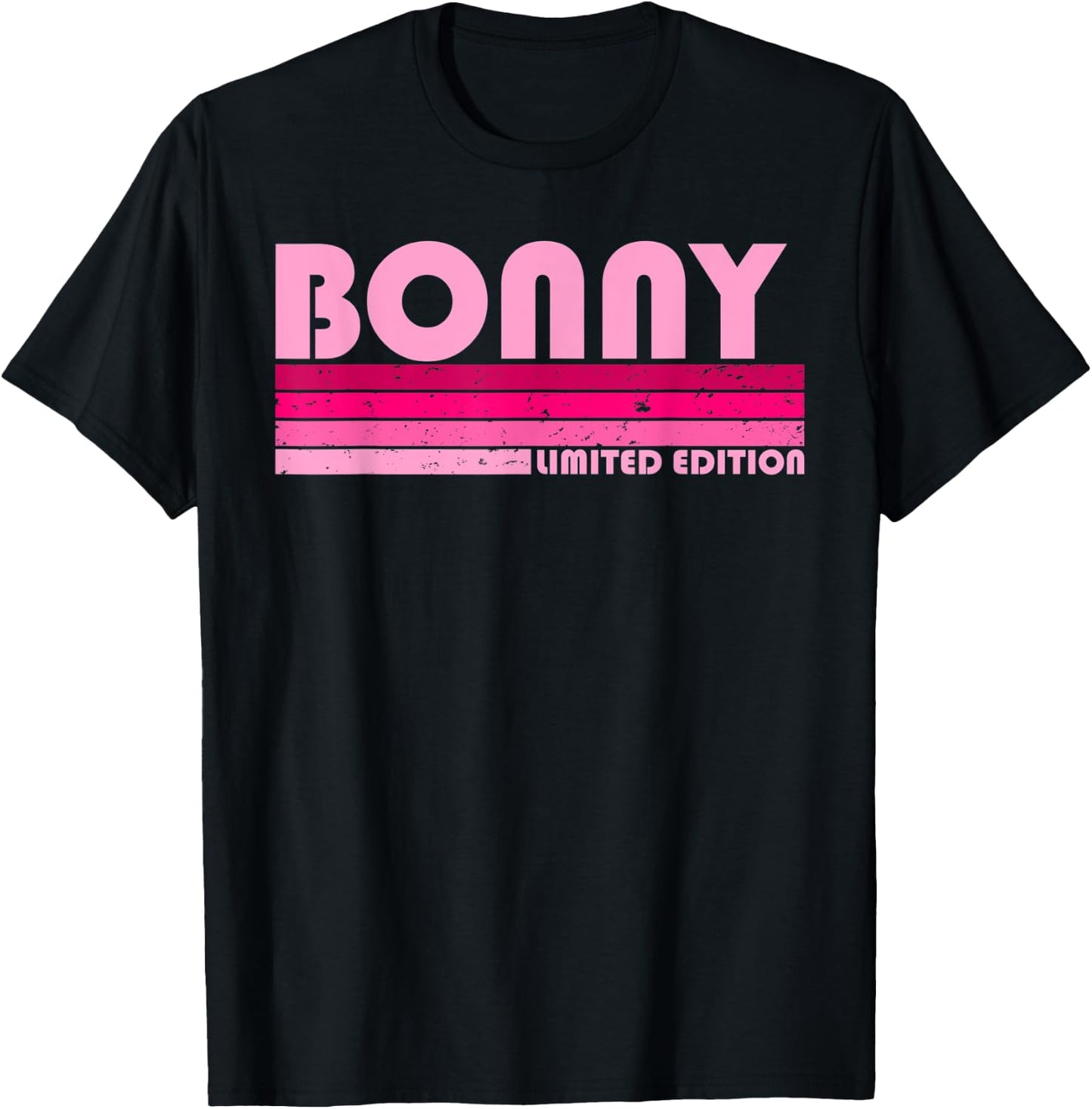 BONNY Name Personalized Retro Vintage 80s 90s Birthday T-Shirt - T-Shirt | Black