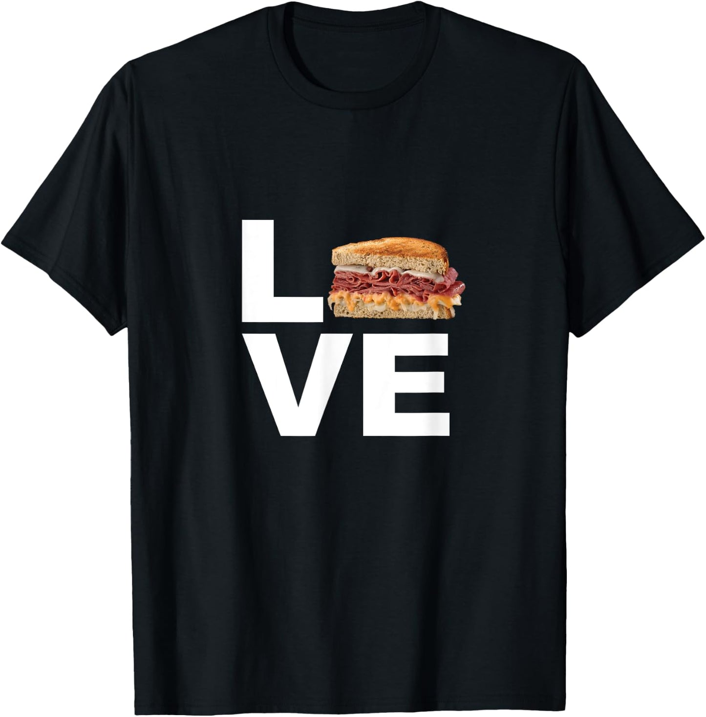 Reuben Sandwich T-Shirt - T-Shirt | Black