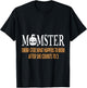 Mother Momster What Happens To Mom After She Counts To Three T-Shirt - T-Shirt | Black