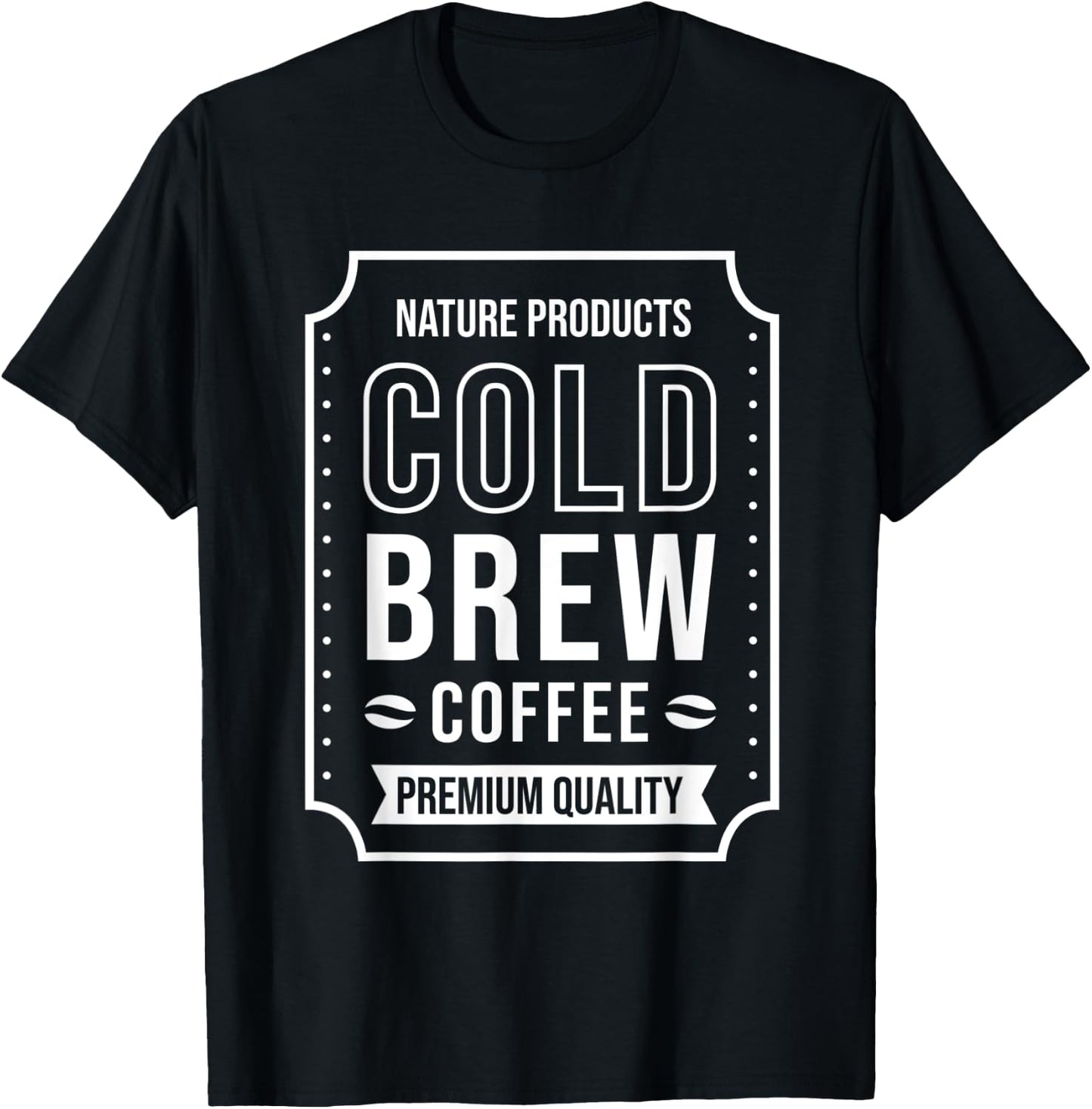 Cold Brew Coffee Halloween Matching Costume Group Couple T-Shirt - T-Shirt | Black