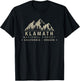 Klamath National Forest California Oregon T-Shirt - T-Shirt | Black