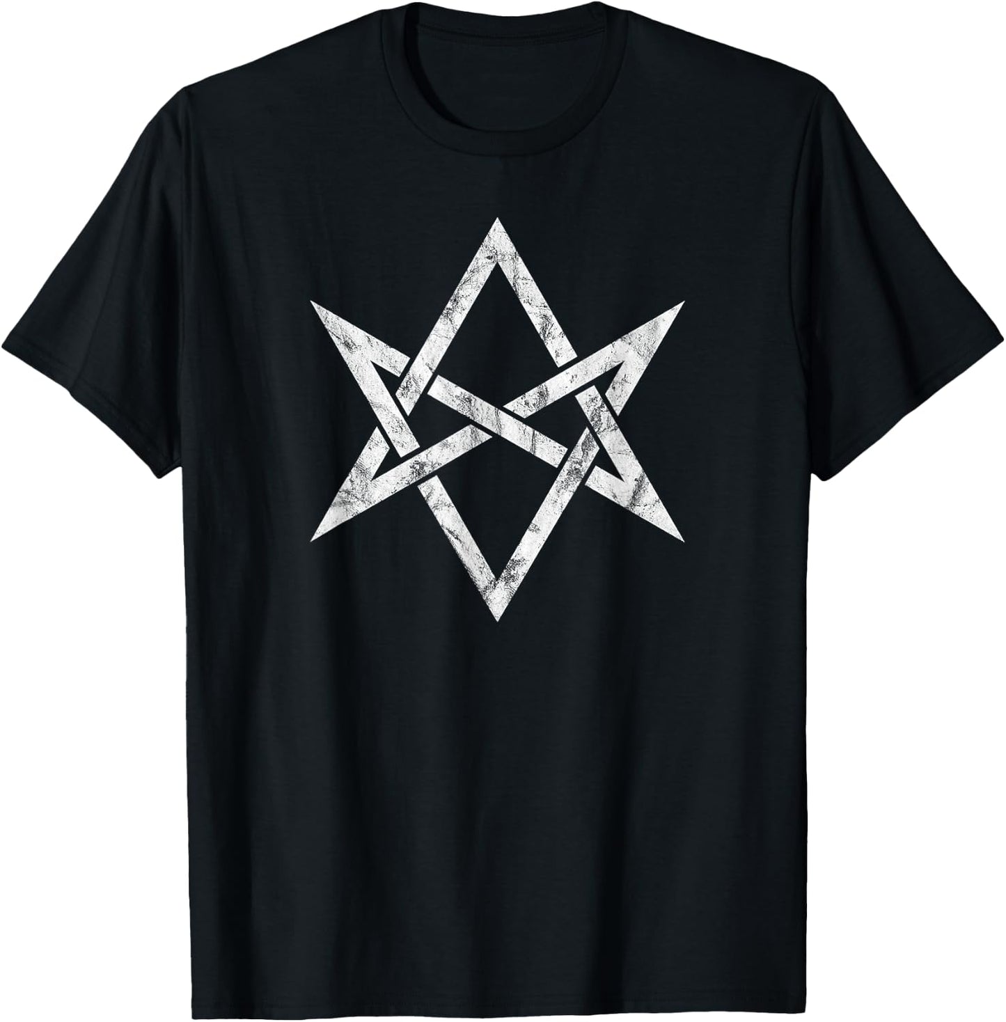 Unicursal hexagram symbol magic mysticism occult T-Shirt - T-Shirt | Black