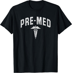 Pre-Med Student Gift Pre Medicine Future Doctor T-Shirt - T-Shirt | Black