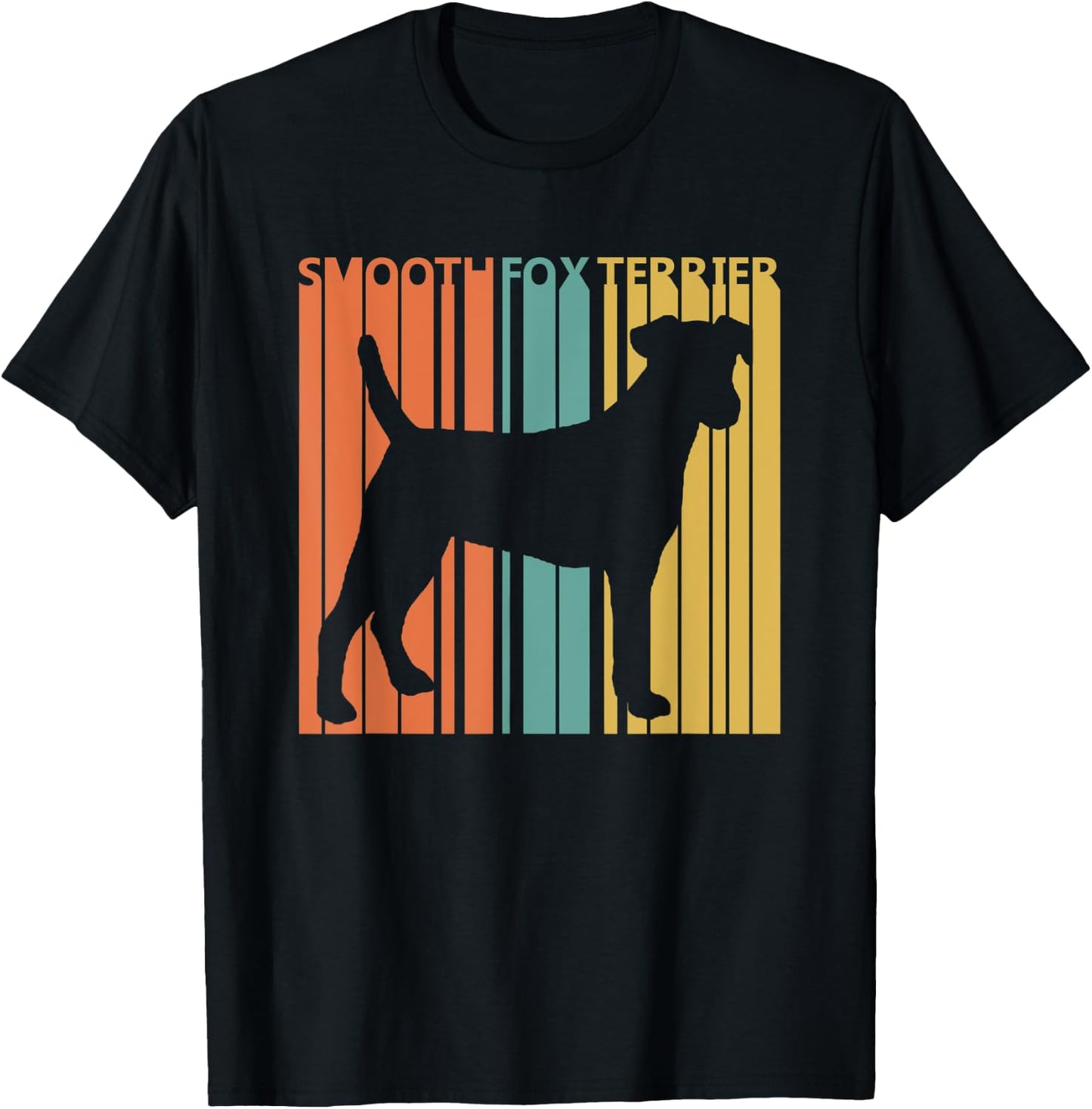Vintage Smooth Fox Terrier dog Women Kids T-Shirt - T-Shirt | Black