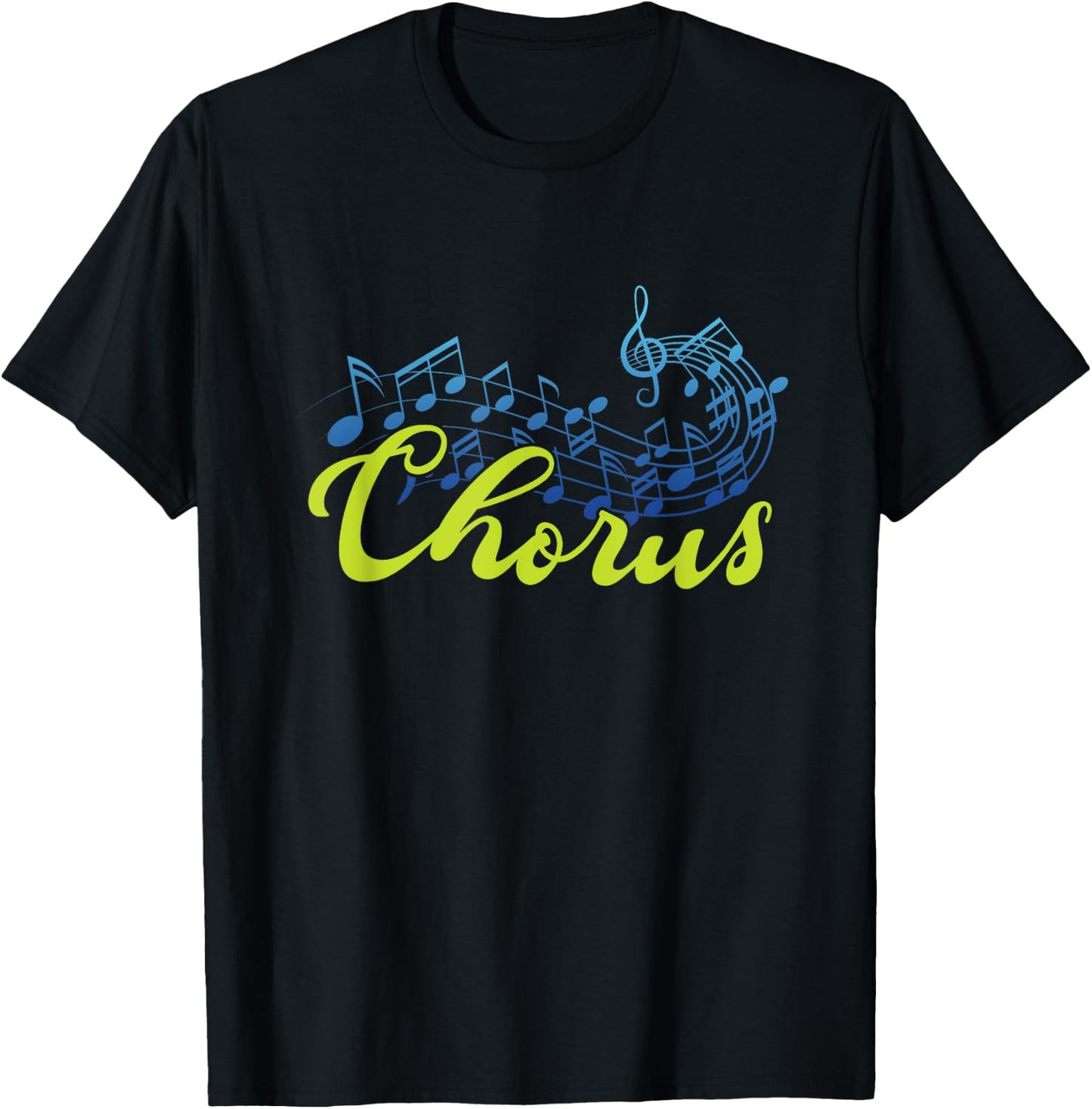 Chorus Choral Music Choir Singer Concert Singing Tenor Gift T-Shirt - T-Shirt | Black