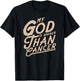 My God Is Bigger Than Cancer - Inspirational Christian Quote T-Shirt - T-Shirt | Black