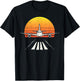 Landing Airplane Retro Aeroplane Pilot Aviation Lover Gift T-Shirt - T-Shirt | Black