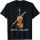 Just Cellin Cello T-Shirt - T-Shirt | Black
