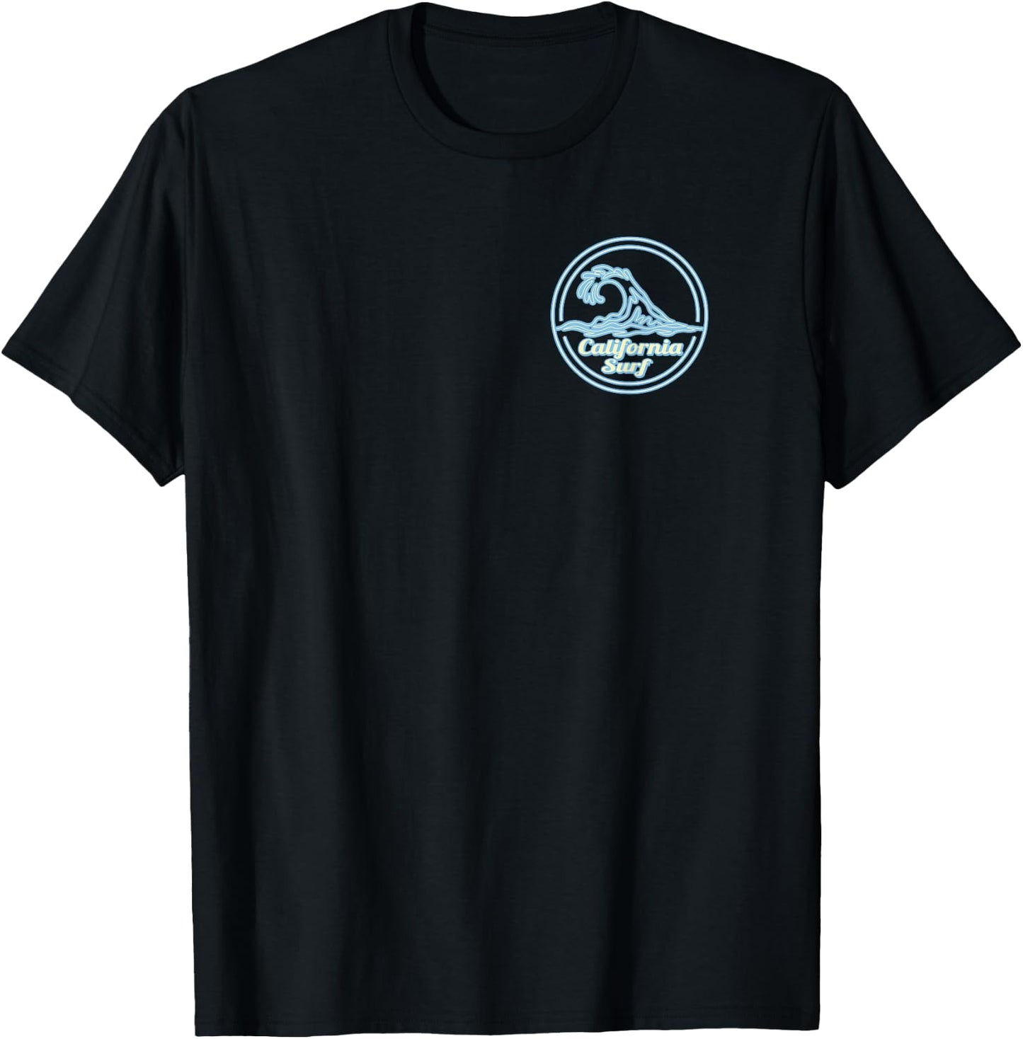 Malibu Beach Big Wave Surf Club, surfing graphic Women T-Shirt - T-Shirt | Black