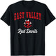 East Valley High School Red Devils T-Shirt - T-Shirt | Black