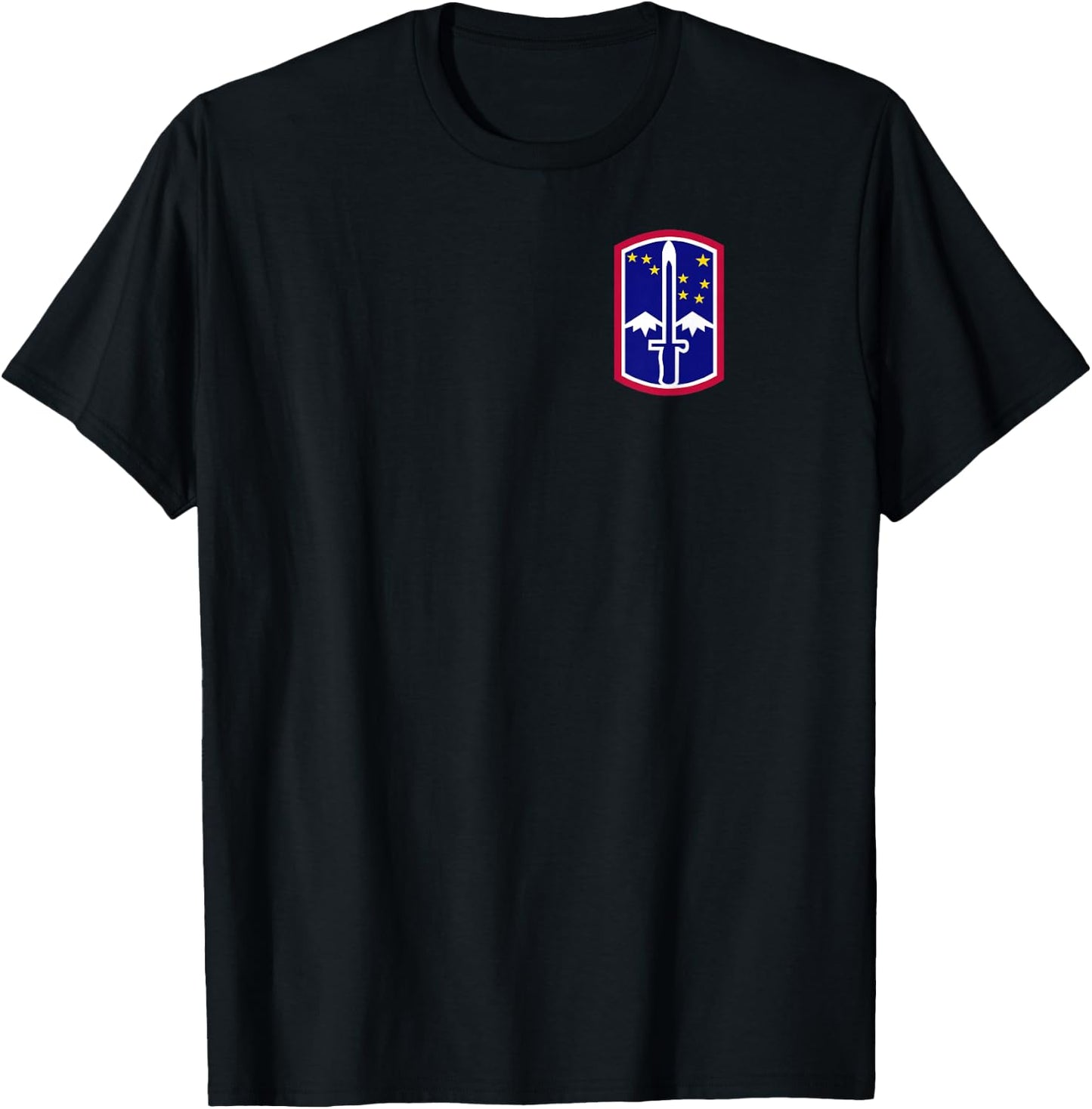 172nd Infantry Patch - chest T-Shirt - T-Shirt | Black