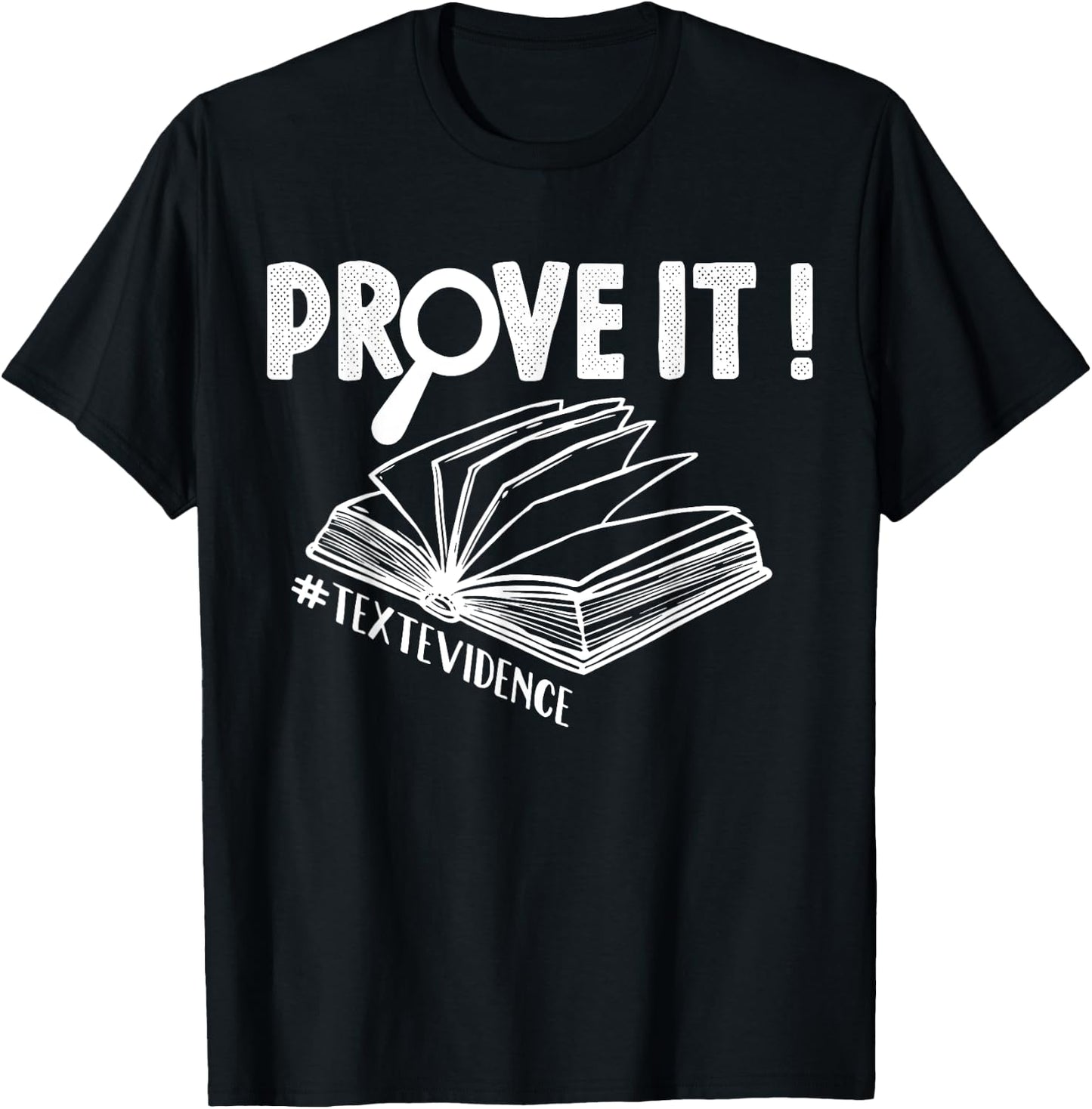 ENGLISH TEACHER Prove It Text Evidence Women T-Shirt - T-Shirt | Black
