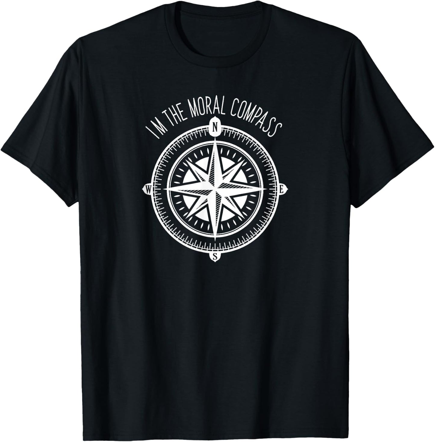 I'm the Moral Compass - Funny Group Vacation T-Shirt - T-Shirt | Black
