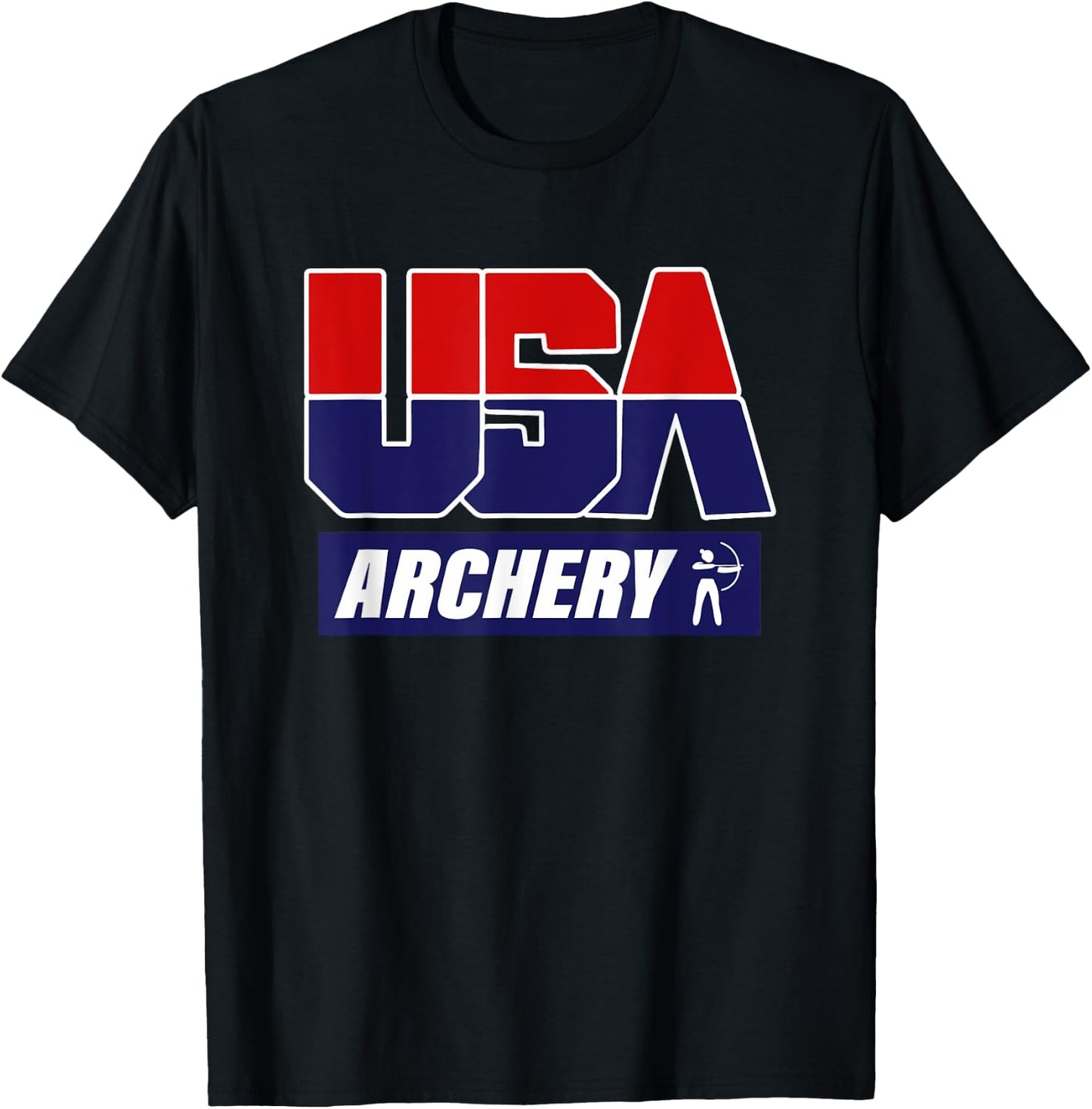 USA Team Sports 2024 Archery 2024 T-Shirt - T-Shirt | Black