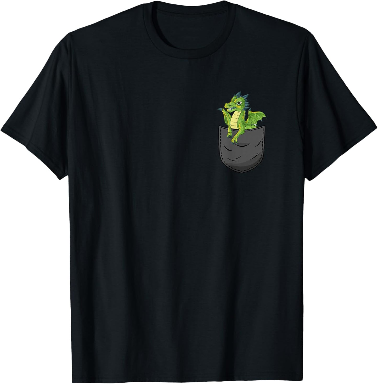 Dragon Pocket T-Shirt - T-Shirt | Black