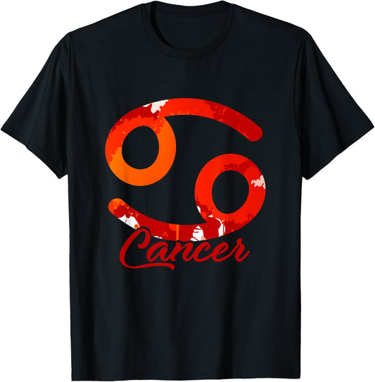 Astrological Sign Gift Symbol Zodiac Sign Cancer T-Shirt - T-Shirt | Black