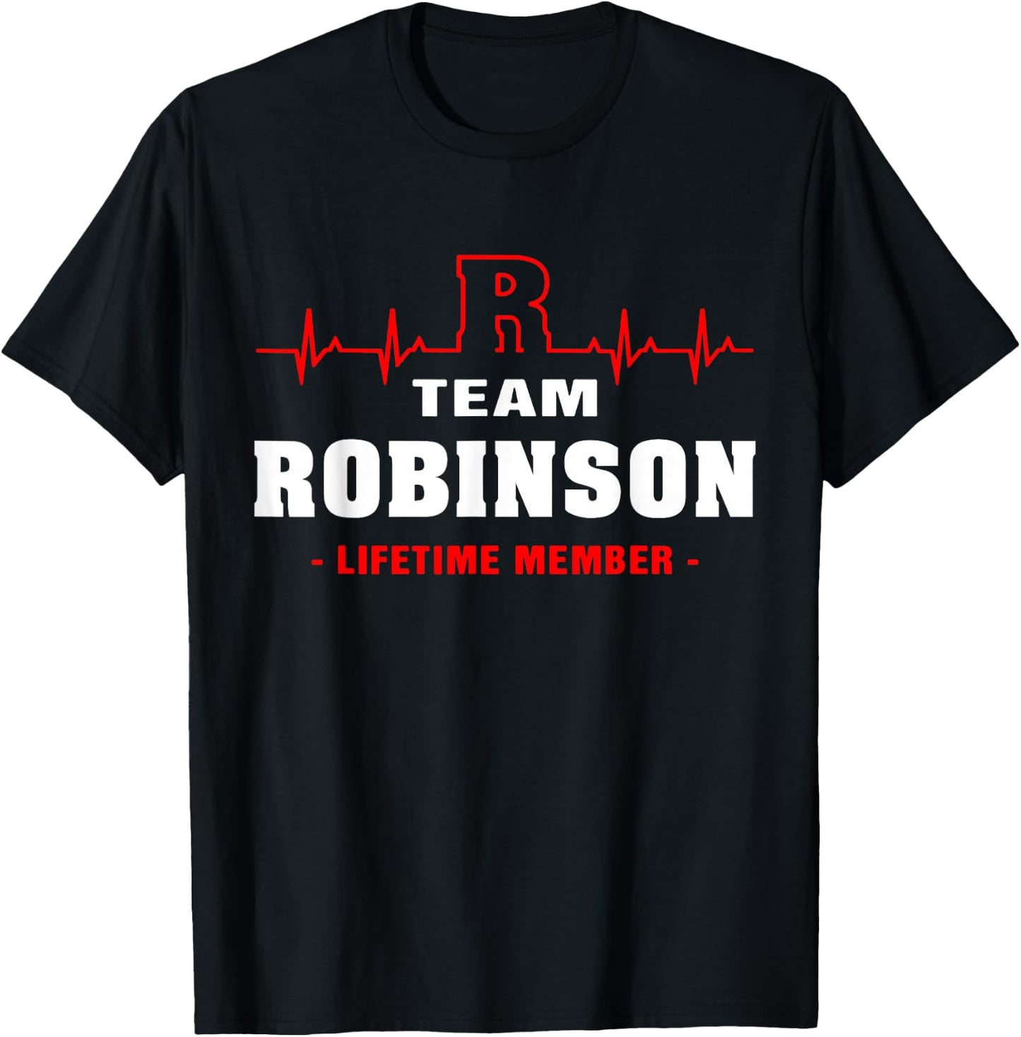 ROBINSON surname proud Family Team ROBINSON lifetime member T-Shirt - T-Shirt | Black