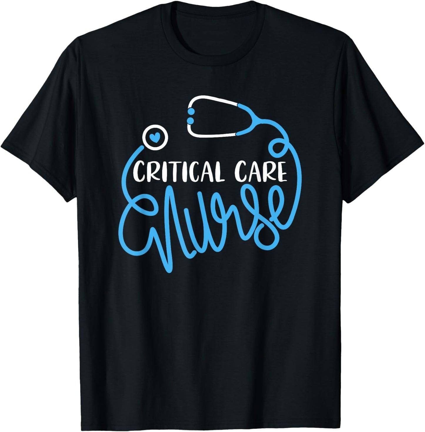 Intensive Care Medical Department - JoinHealthcare Critical Care Nursing Department ICU RN Critical Care Nurse T-Shirt - T-Shirt | Black