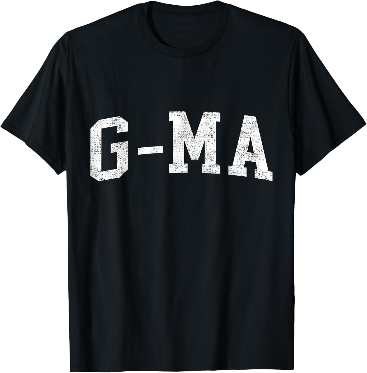 G-Ma Family Matching Vintage Mother's Day G-Ma Classic Bold Font G-Ma Birthday Gift T-Shirt - T-Shirt | Black