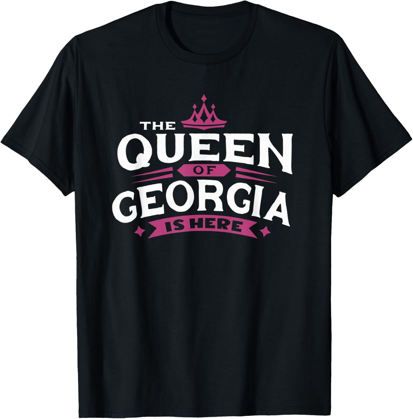 The Queen Of Georgia T-Shirt - T-Shirt | Black
