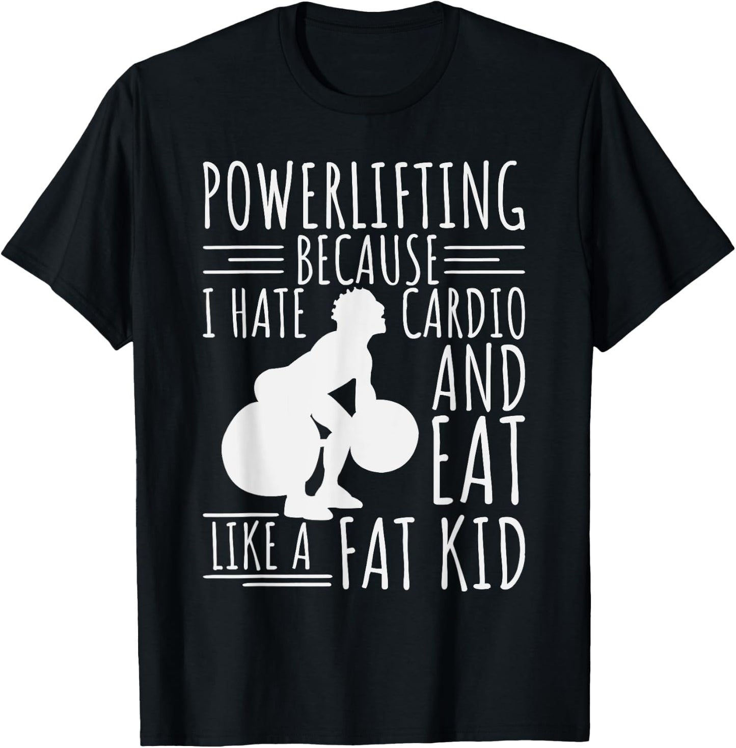 Funny Powerlifting & Weightlifting Apperal Lifters T-Shirt - T-Shirt | Black