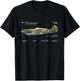P-40 Warhawk US WWII Airplane Historic War Bird Fighter bomb T-Shirt - T-Shirt | Black