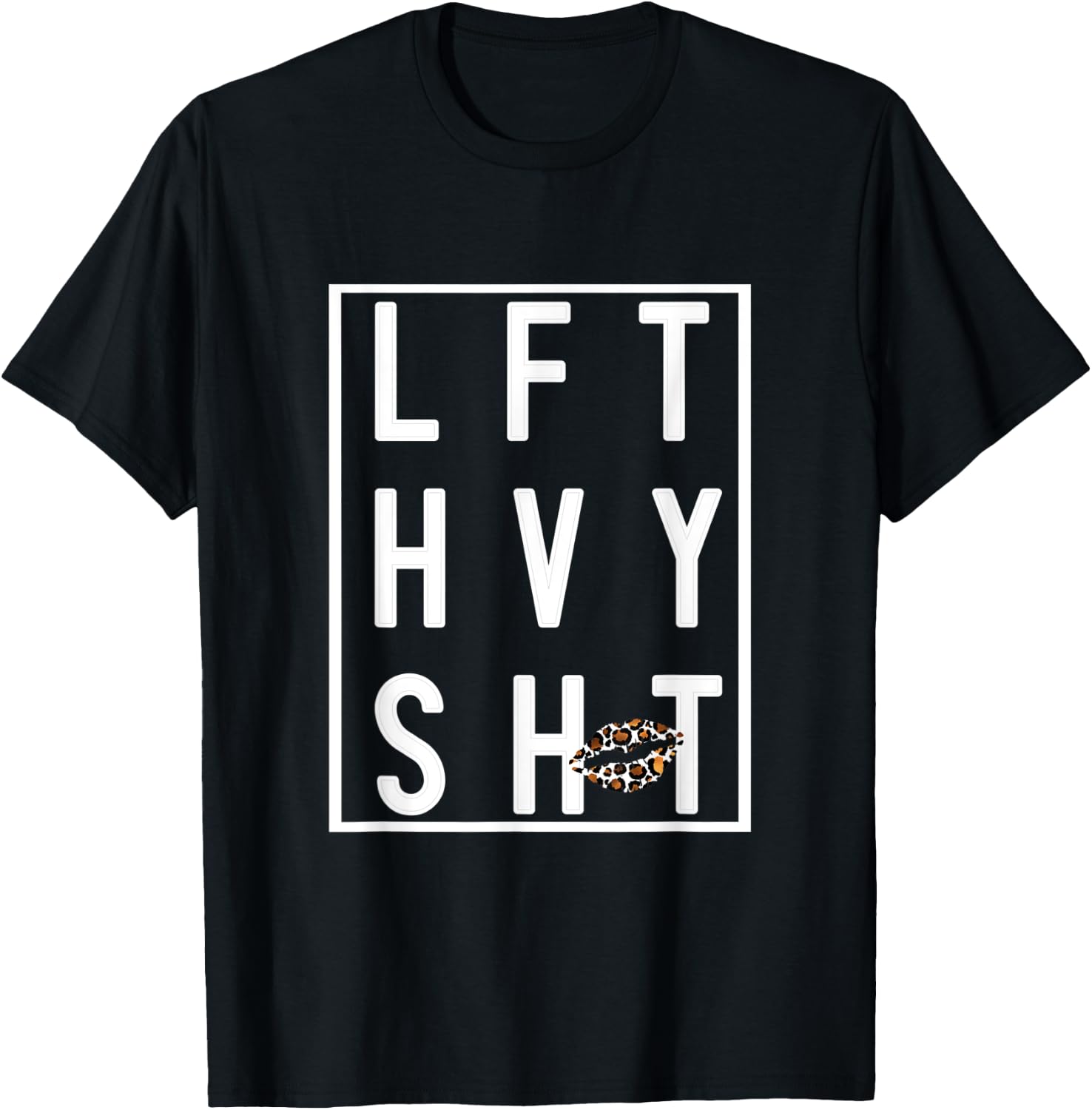 LFT HVY SHT Lift Heavy Shit Women's Workout Gym Apparel T-Shirt - T-Shirt | Black