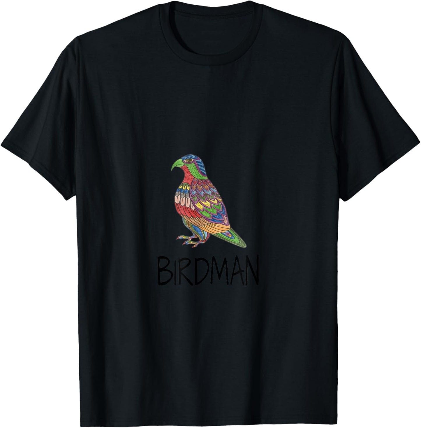 Birdman Funny Colour Pet Creative Design Sweet Springbreak T-Shirt - T-Shirt | Black