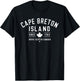 Nova Scotia Cape Breton | Maple Leaf Design T-Shirt - T-Shirt | Black