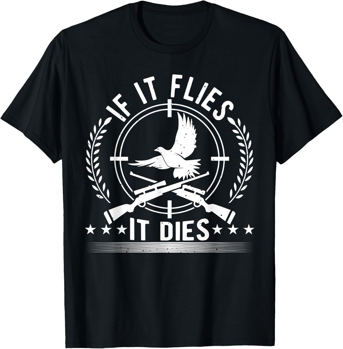 Dove Hunting, Bird Hunting For A Patriotic Dove Hunter T-Shirt - T-Shirt | Black