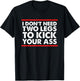 Leg Amputee Shirt Funny Humor Amputation Support Joke Gifts T-Shirt - T-Shirt | Black