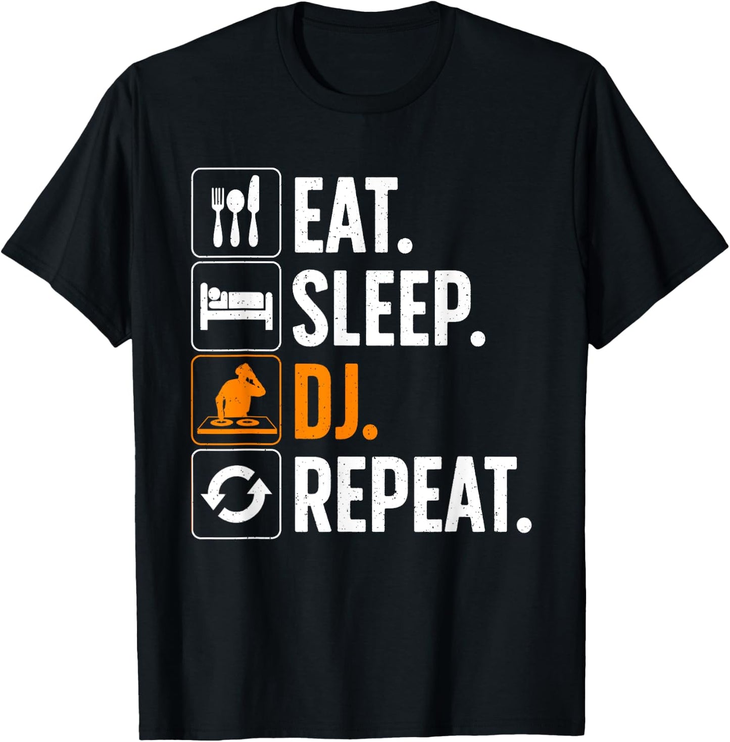 Cool DJ Women Disc Jockey Radio DJs Jazz Music Lover T-Shirt - T-Shirt | Black