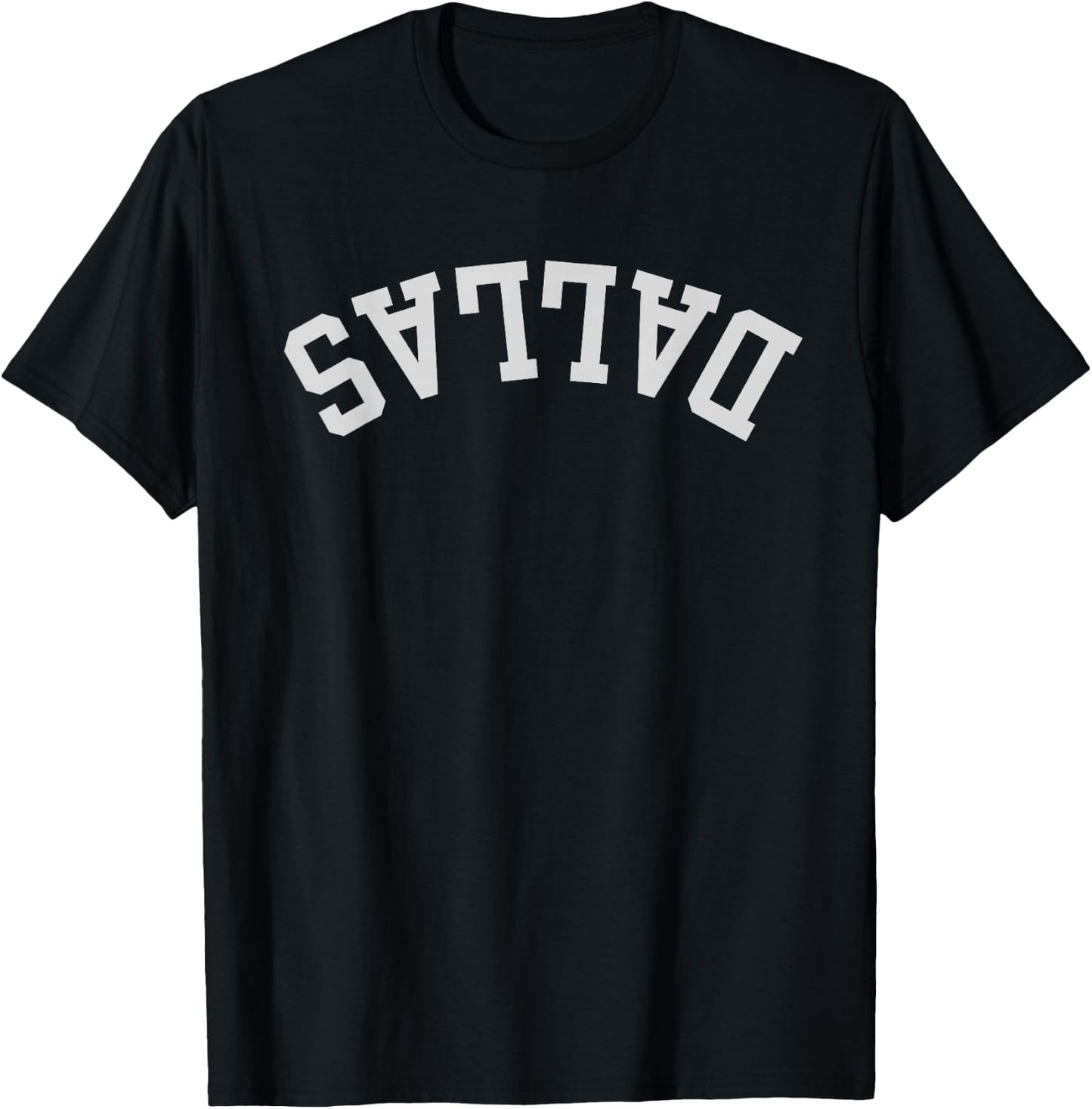 Country Concert Upside Down Dallas City State Music Festival T-Shirt - T-Shirt | Black