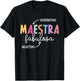 Maestra Fabulosa Maestra De Español Spanish Teacher T-Shirt - T-Shirt | Black