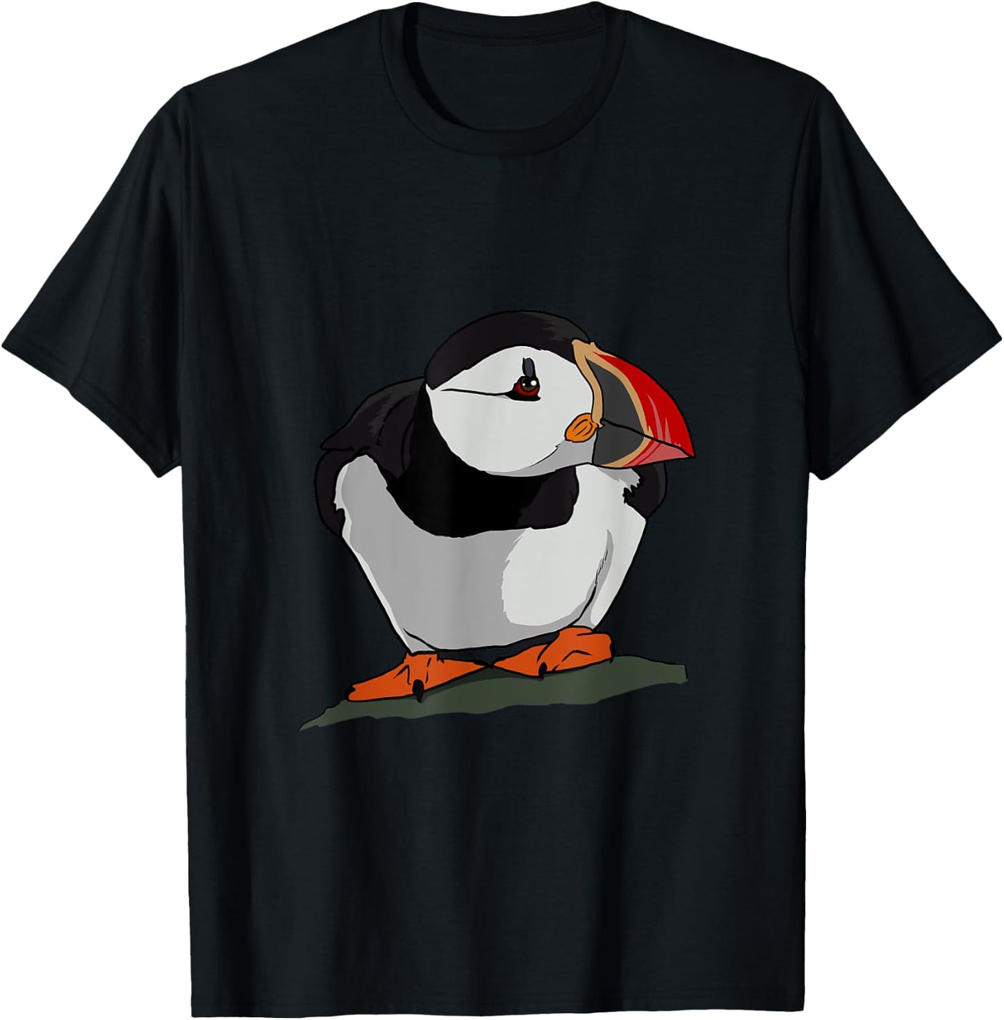 Cute Puffin Baby Gift for Observers T-Shirt - T-Shirt | Black