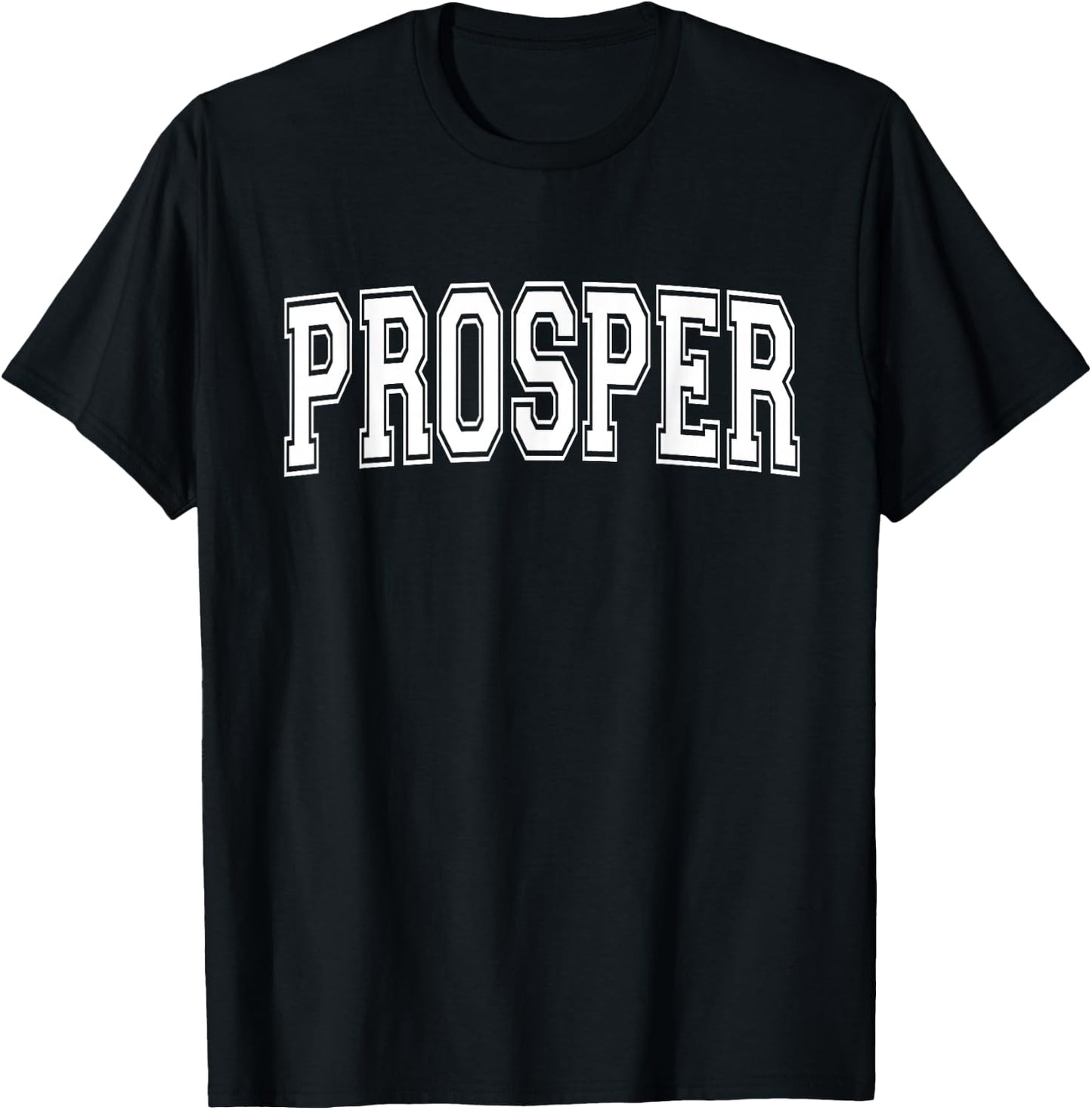 PROSPER TX TEXAS USA Vintage Sports Varsity Style T-Shirt - T-Shirt | Black