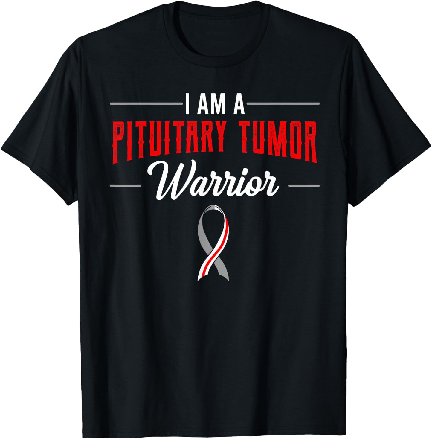 Pituitary Tumor Awareness Adenoma Warriors Advocate Invasive T-Shirt - T-Shirt | Black