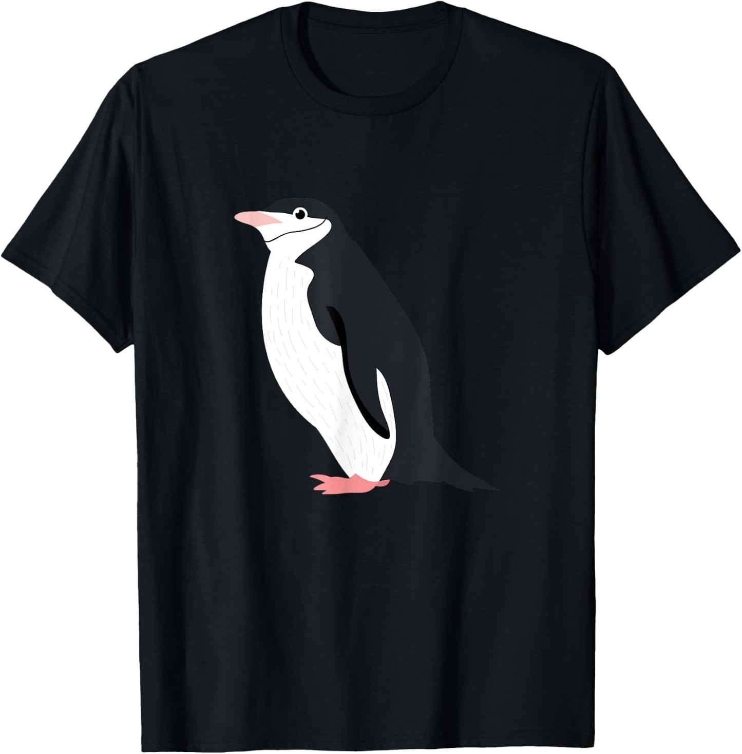 Cute Chinstrap Penguin for Funny Antarctic Animals Lover T-Shirt - T-Shirt | Black