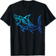 Hawaii Tribal Style Shark for Hawaiian beach lover Cool Men Women Kids T-Shirt - T-Shirt | Black
