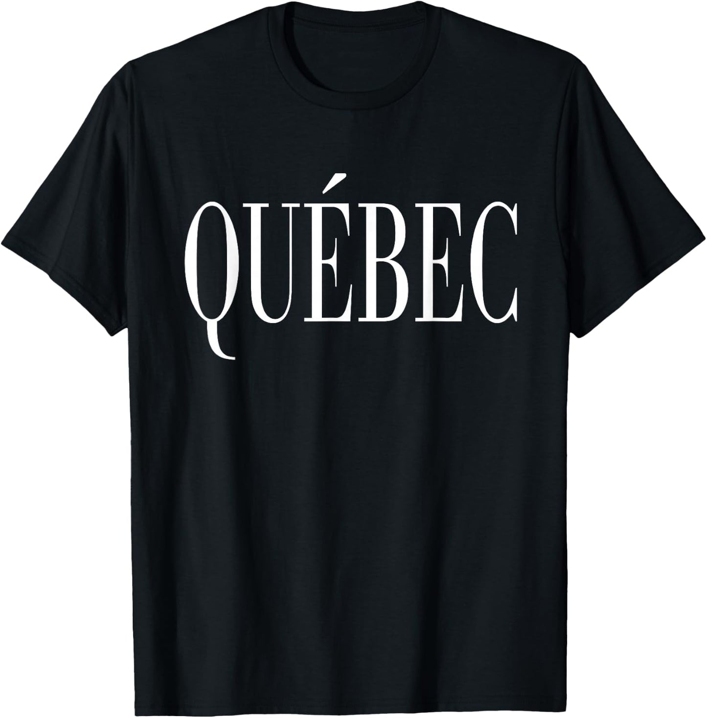 Quebec Canada Classic Vintage T-Shirt - T-Shirt | Black
