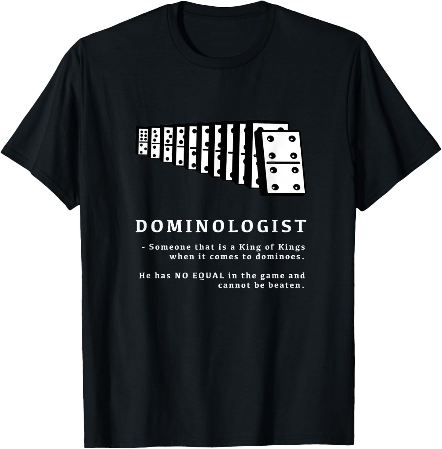Dominologist T-Shirt - T-Shirt | Black
