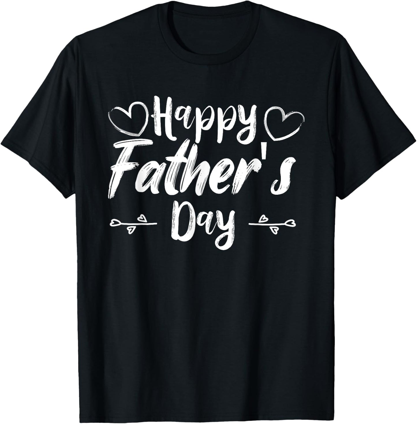 Happy Father's Day Daddy for Dad Son Daughter Toddler Kids T-Shirt - T-Shirt | Black