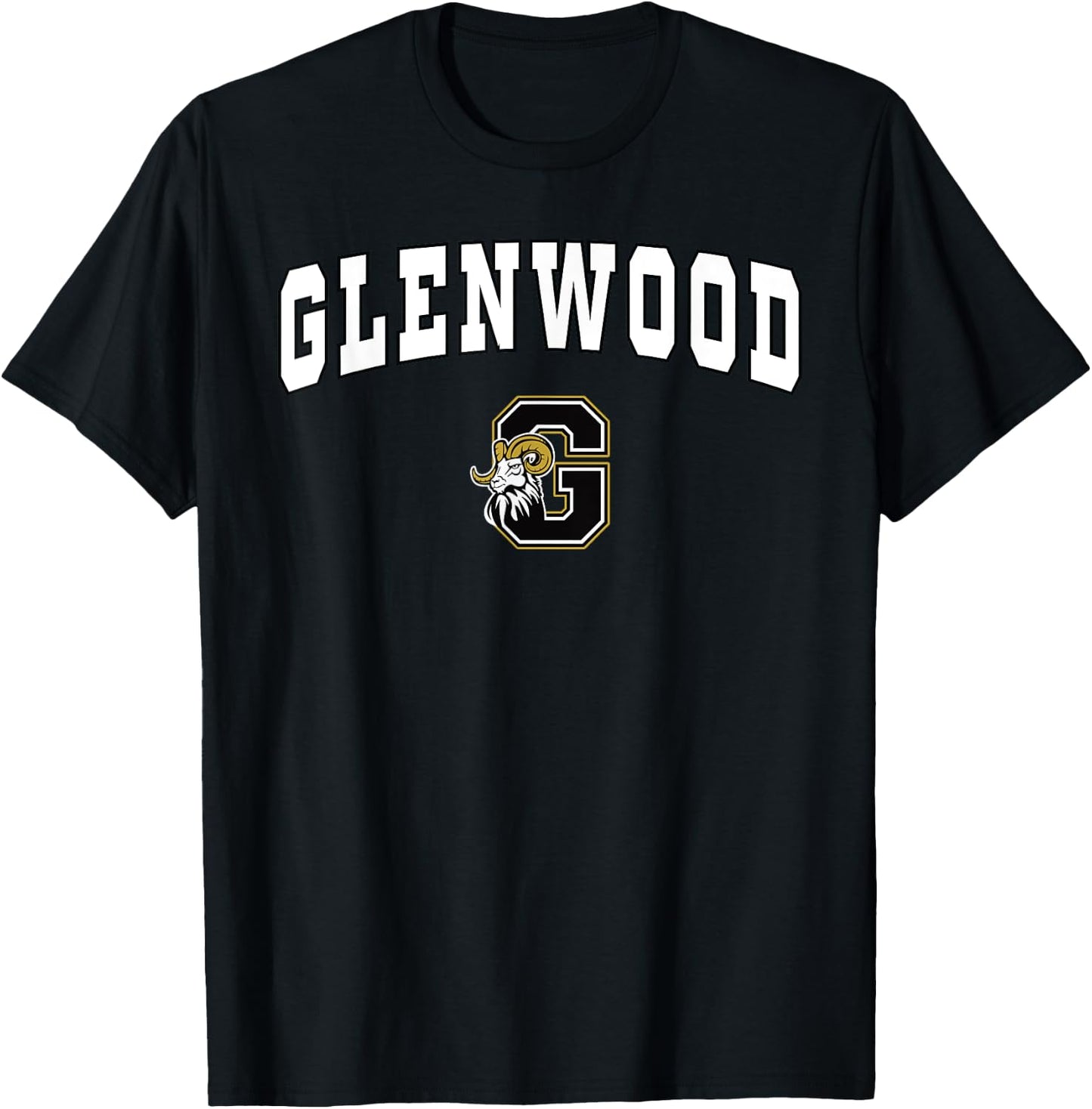 Glenwood High School Rams T-Shirt - T-Shirt | Black
