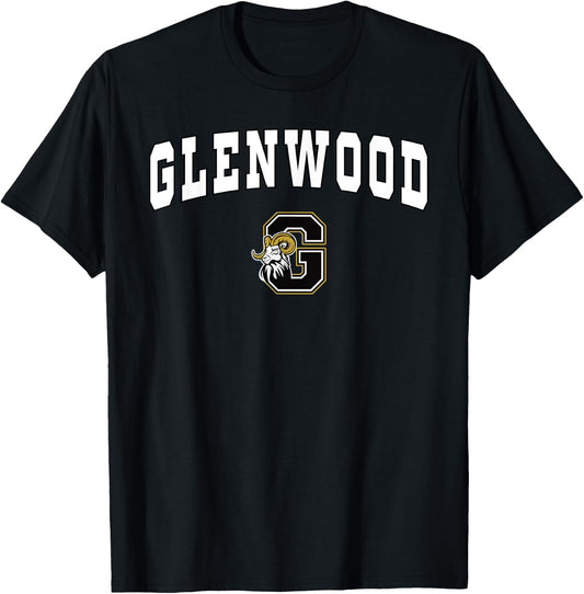 Glenwood High School Rams T-Shirt - T-Shirt | Black
