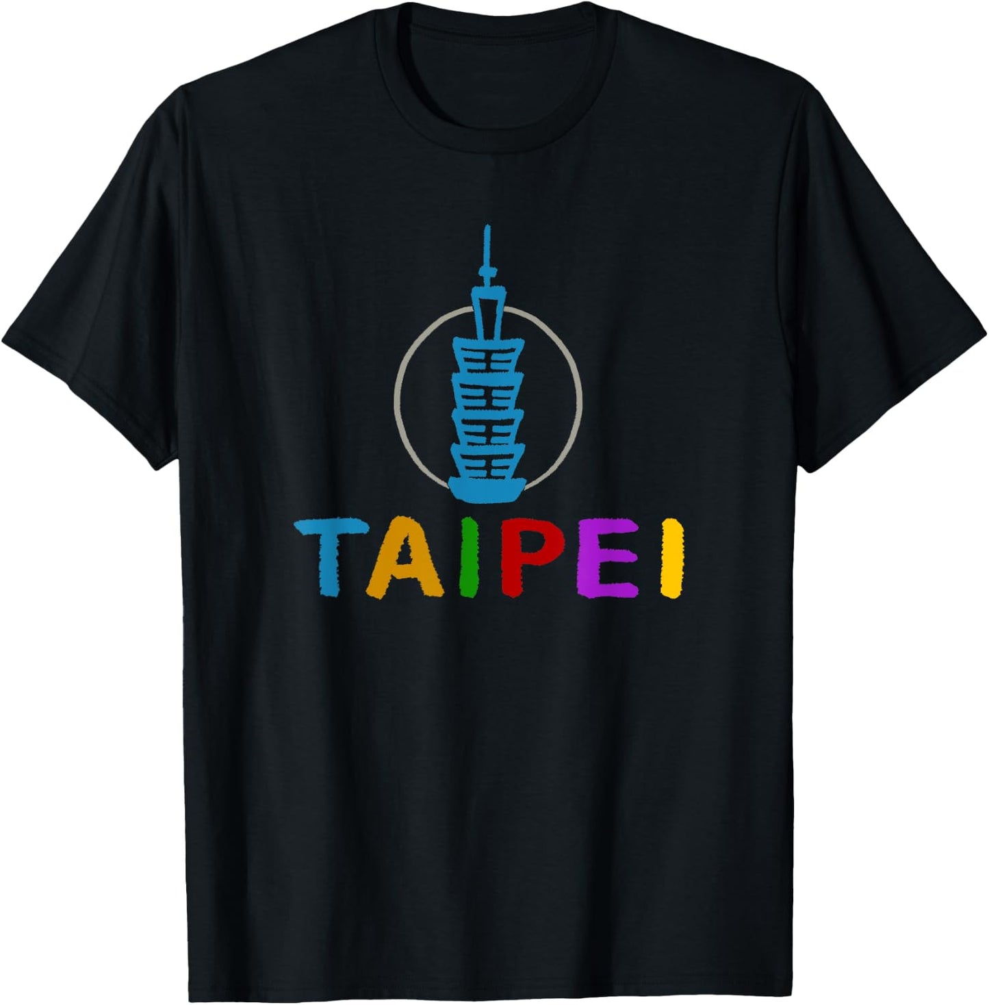 Taipei 101 Tower T-Shirt - T-Shirt | Black