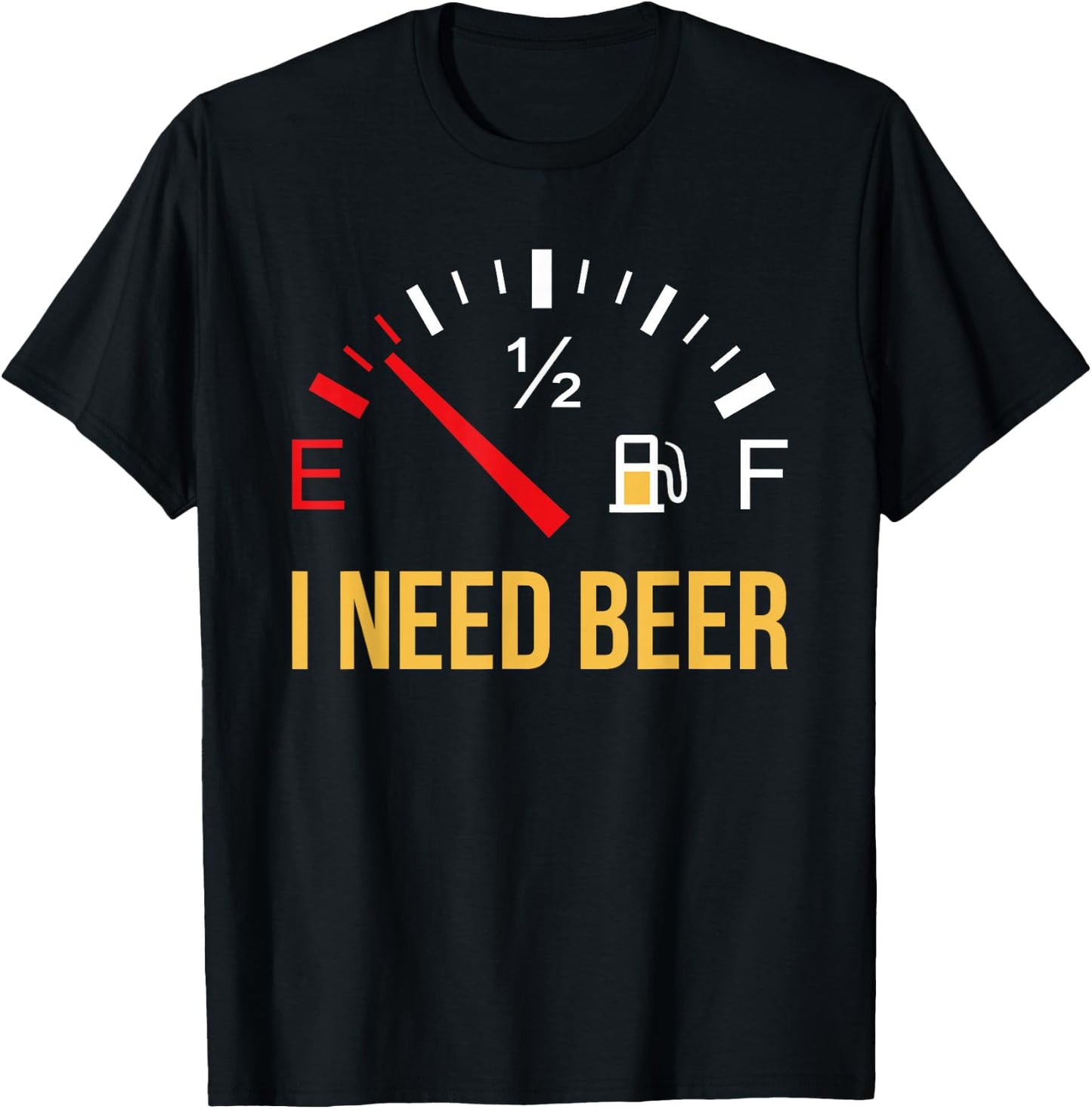 I Need Beer Beer Drinking Party Design Gift T-Shirt - T-Shirt | Black