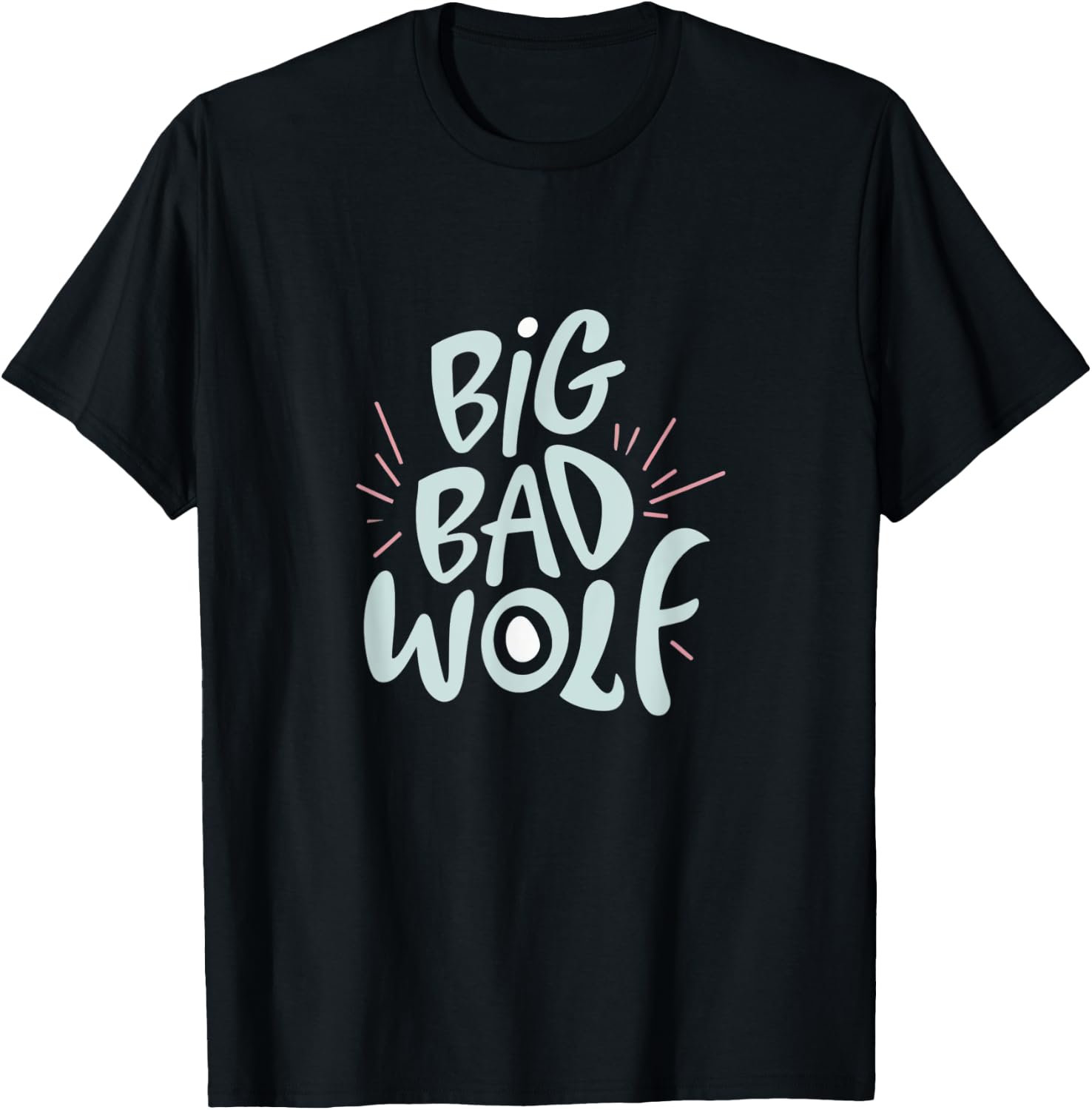 Big Bad and Wolf T-Shirt - T-Shirt | Black