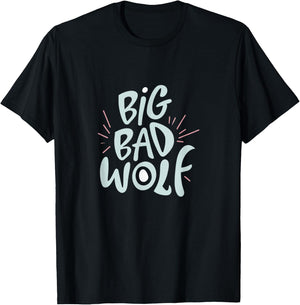 Big Bad and Wolf T-Shirt - T-Shirt | Black
