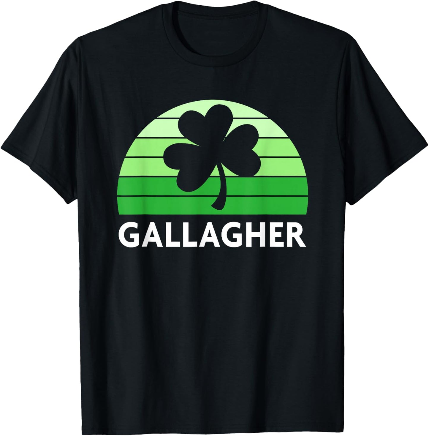 Gallagher Irish Family Name T-Shirt - T-Shirt | Black